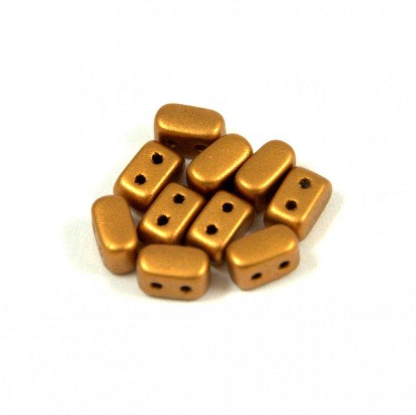 Ios® par Puca®gyöngy - brass gold - 5.5x2.5 mm