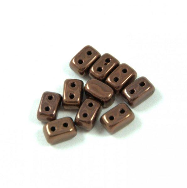 Ios® par Puca®gyöngy - bronze - 5.5x2.5 mm