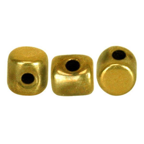 Minos® par Puca®gyöngy - crystal full amber - 2.5x3 mm