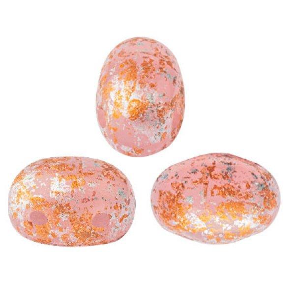 Samos® par Puca®gyöngy - Light Rose Opal Tweedy - 5x7 mm