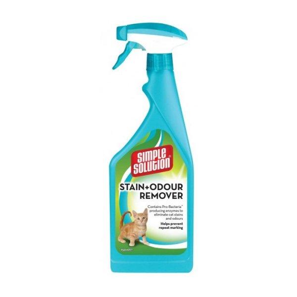 IMPLE SOLUTION CAT STAIN AND ODOR REMOVER - Folt- és szageltávolító
macskáknak , 750 ml