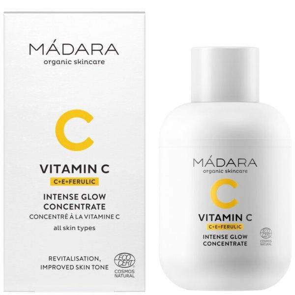 MÁDARA Világosító esszencia az intenzív fényért Vitamin C (Intense Glow
Concentrate) 30 ml