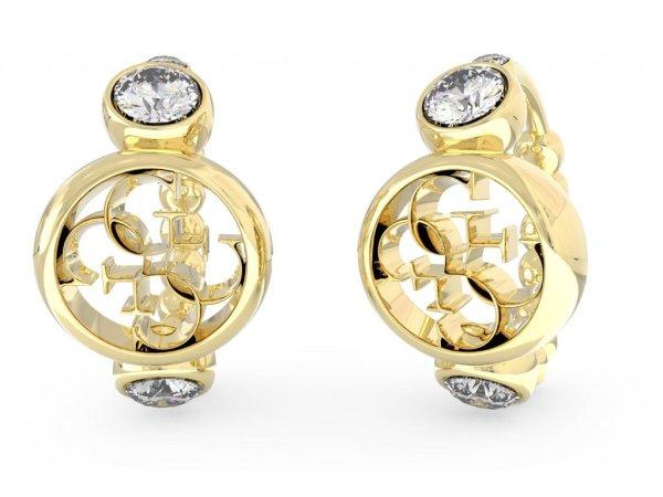 Guess Stílusos aranyozott fülbevaló Perfect Illusion JUBE03373JWYGT/U