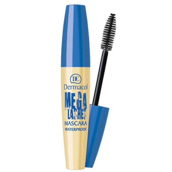Dermacol Szuper vízálló volumennövelő szempillaspirál panoráma hatással
Mega Lashes 12,5 ml Black