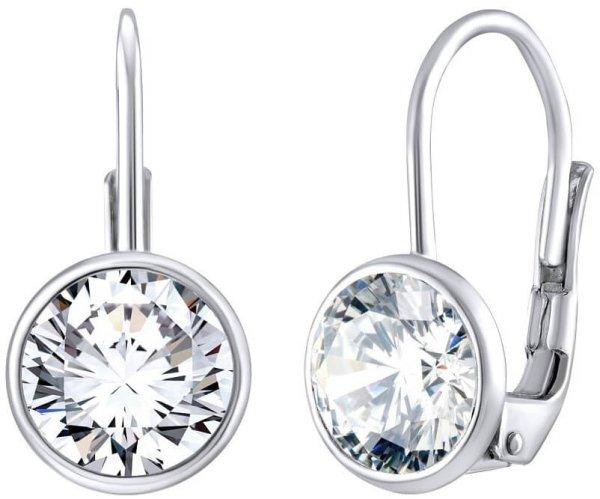 Silvego Elegáns ezüst fülbevalók átlátszó Swarovski cirkónium kővel
SILVEGOB70607S