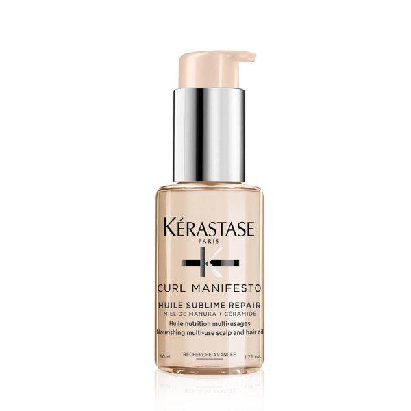 Kérastase Tápláló olaj hullámos és göndör hajra Curl Manifesto
(Nourishing Scalp and Hair Oil) 50 ml
