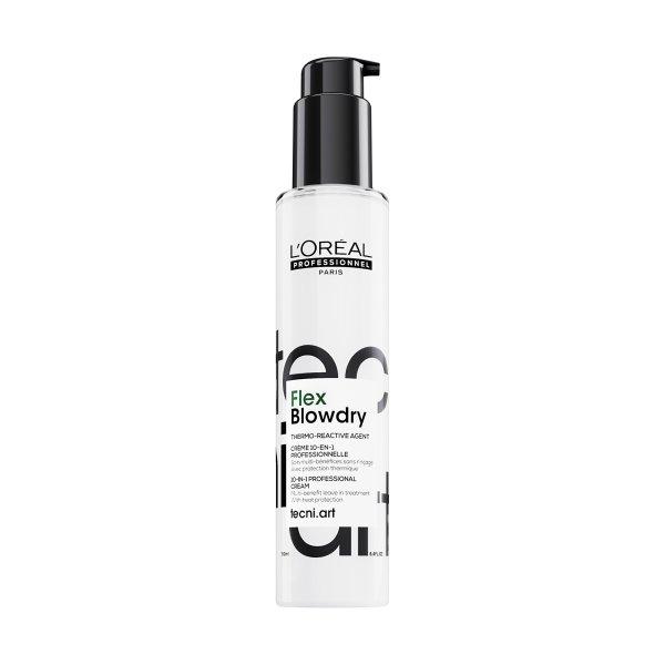 L'Oréal Professionnel Öblítést nem igénylő hővédő krém
alakmemóriával Serie Expert Blow-Dry Fluidifier (Shape Memory Cream - Leave
in) 150 ml