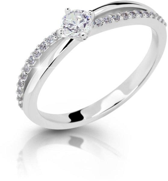 Cutie Jewellery Z6728–2837-10-X-2 finoman csillogó gyűrű 58 mm