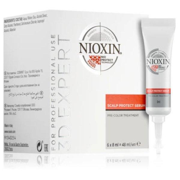 Nioxin Öblítést nem igénylő szérum a bőr védelmére 3D Expert (Scalp
Protect Serum) 6 x 8 ml