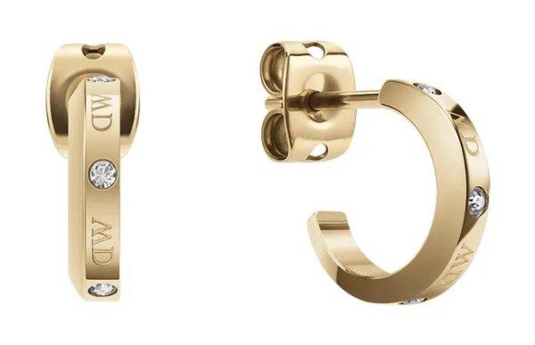 Daniel Wellington Időtlen aranyozott karika fülbevaló kristályokkal Elan
DW00400349