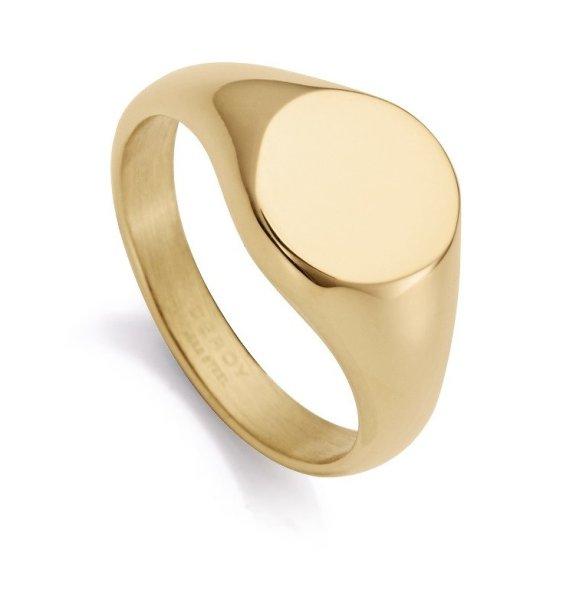 Viceroy Merev aranyozott gyűrű Chic 75335A01 55 mm