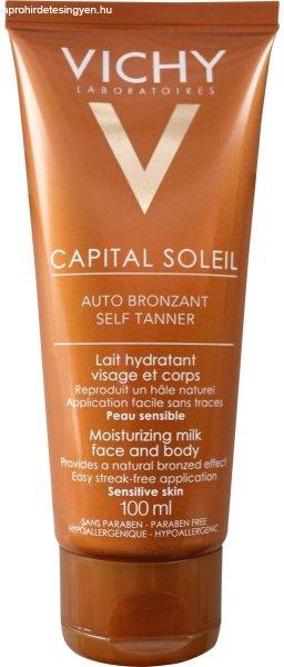 Vichy Hidratáló önbarnító krém arcra és testre Capital Soleil Auto
Bronzant (Moisturizing Milk Face and Body) 100 ml