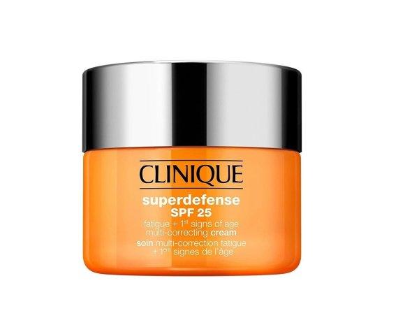 Clinique Védő nappali krém Superdefence SPF 25 (Multi-Correcting Cream) 30 ml