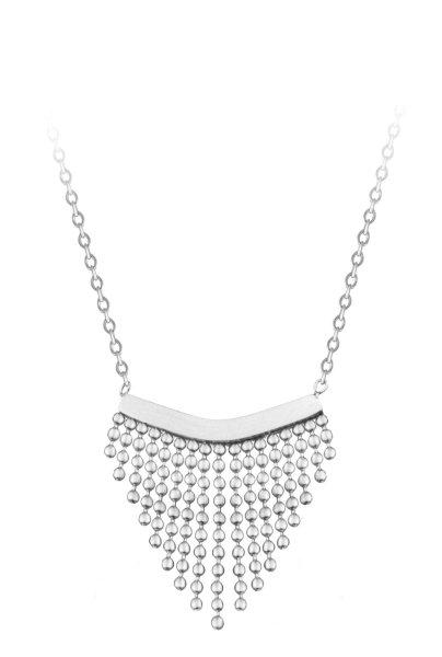 Troli Modern acél nyaklánc díszekkelChains Silver