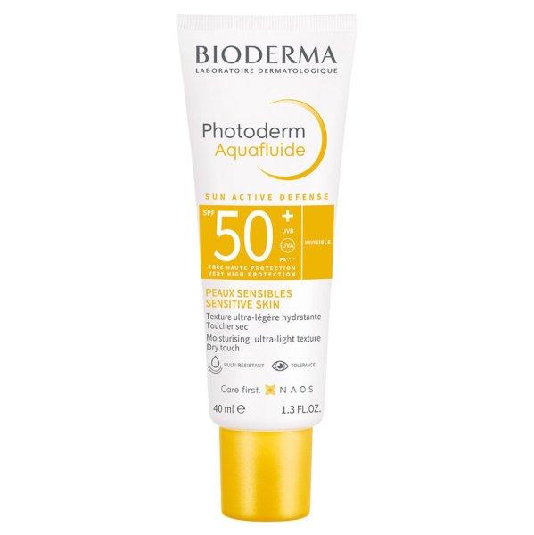 Bioderma Mattító védő arckrém Photoderm Aquafluid SPF 50+ 40 ml