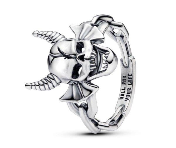 Pandora Ezüst gyűrű Klub Hellfire Stranger Things 193569C00 48 mm
