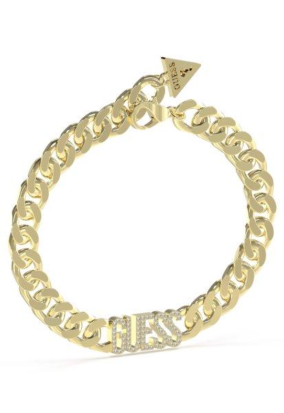 Guess Időtlen, aranyozott karkötő Arm Party JUBB04222JWYG 18,5 cm