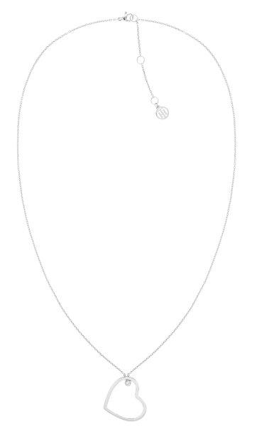 Tommy Hilfiger Bámulatos acél nyaklánc szívvel Minimal Hearts 2780756