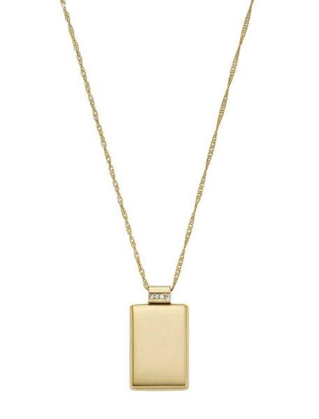 Fossil Minimalista aranyozott nyaklánc Drew JF04688710