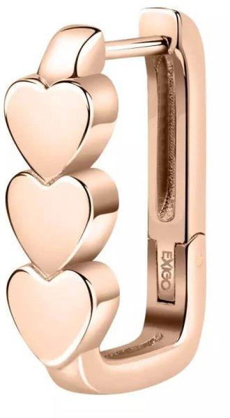 La Petite Story Bronz single fülbevaló szívekkel LPS02ARQ157