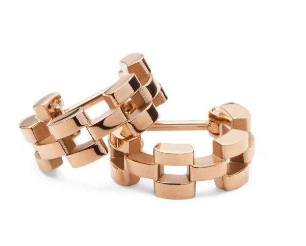 Daniel Wellington Modern karika fülbevaló aranyozott acélból 3-Link
DW00400959