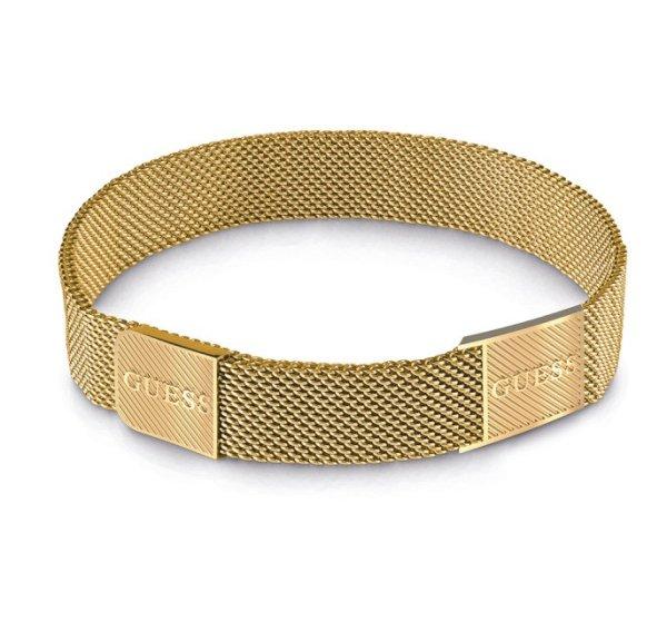 Guess Férfi aranyozott karkötő Bond Street JUMB03027JWYGT-U