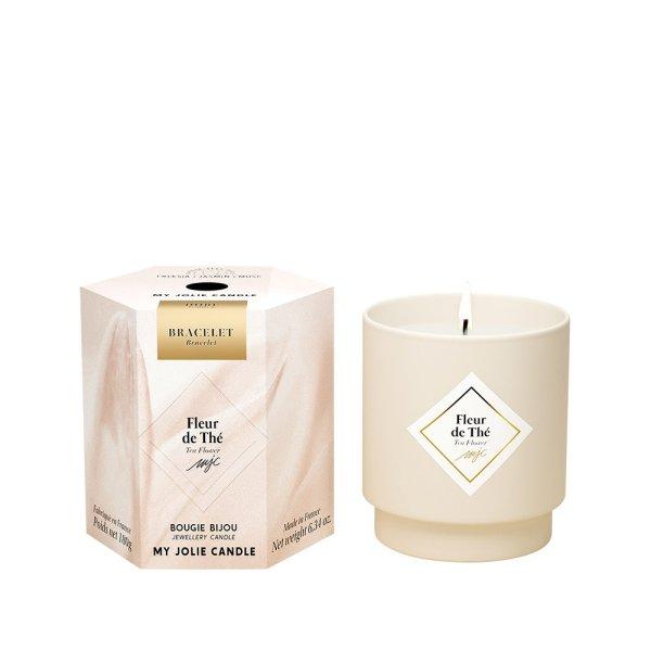 My Jolie Candle Illatgyertya 36 óra karkötővel Gold Les Surprenantes Teafa
virág 320277