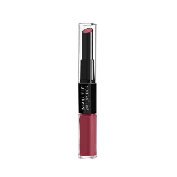 L'Oréal Paris Infallible 24H Parisian Nudes 6 ml hosszantartó 2 az 1-ben
rúzs és szájfény 213 Toujours Teaberry