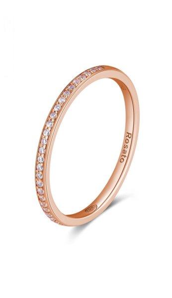 Rosato Minimalistabronz gyűrű cirkónium kövekkel Allegra RZA030 58 mm