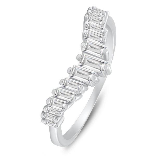 Brilio Silver Gyönyörű ezüst gyűrű átlátszó cirkónium kövekkel RI140W
52 mm