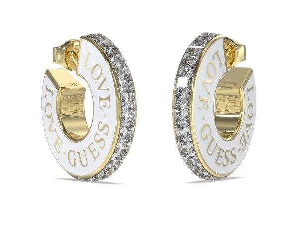Guess Bájos aranyozott fülbevaló cirkónium kövekkel Love Guess
JUBE04083JWYGWHT/U