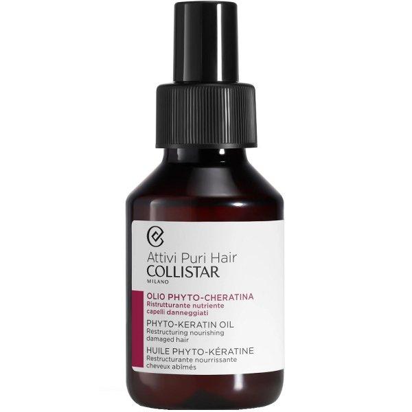 Collistar Tápláló olaj sérült hajra Phyto-Keratinnal (Restructuring
Nourishing Hair Oil) 100 ml