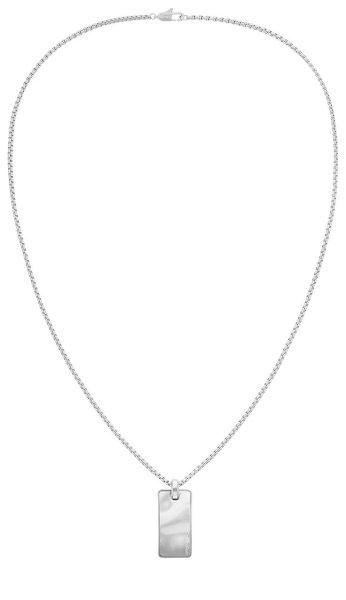 Calvin Klein Stílusos acél nyaklánc férfiaknak Metallic Waves 35100033