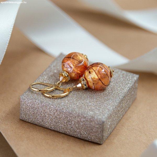Lampglas Eredeti fülbevaló Peach Fuzz Amulet 24 karátos arannyal a Lampglas
ESA48 gyöngyökben