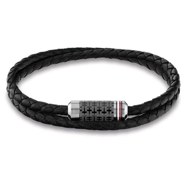 Tommy Hilfiger Dupla bőr karkötő férfiaknak 2790327