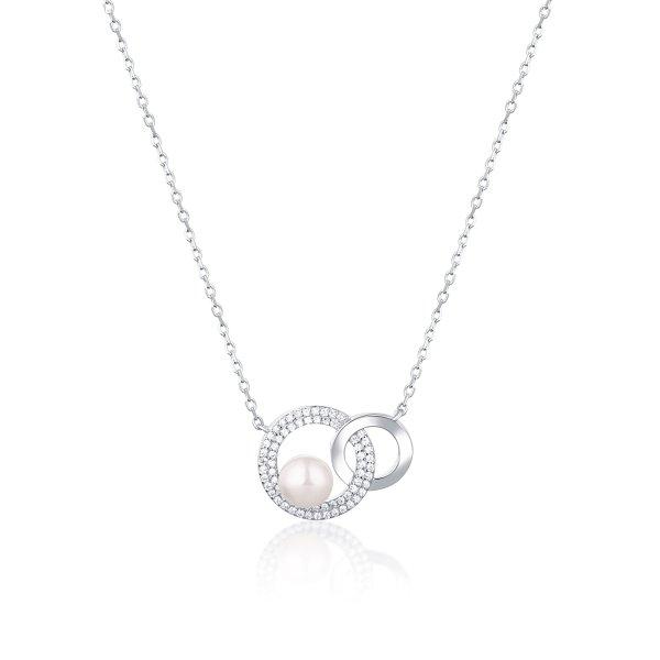 JwL Luxury Pearls Divatos nyaklánc valódi gyönggyel és cirkónium kővel
JL0751 (lánc, medál)