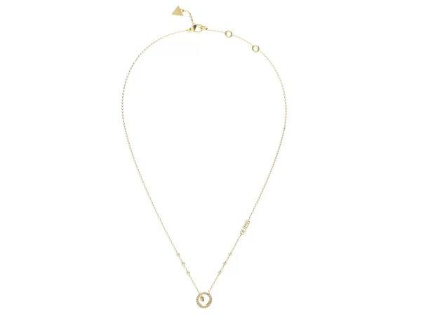 Guess Bájos aranyozott nyaklánc cirkónium kövekkel Tiny Dancer
JUBN04657JWYGT/U