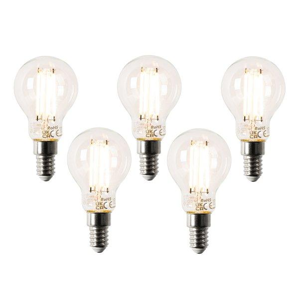 5 darabos Smart E14 LED izzó készlet P45 4.5W 470 lm 1800-4000K