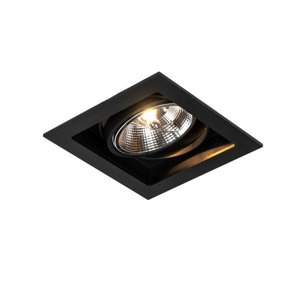Modern beépített reflektor fekete 18 cm állítható - Artemis 111