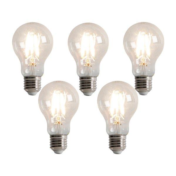 5 db E27 3 fokozatú dimmelhető LED izzó A60 5W 500lm 2700K szett