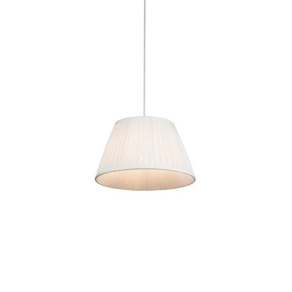Retro lógólámpa fehér 35 cm - Plisse