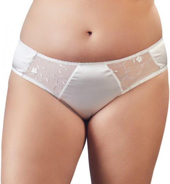 Plus size bugyi White Flowers, XXXXL