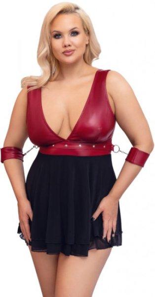 Plus size ruha Red Bondage, XXL