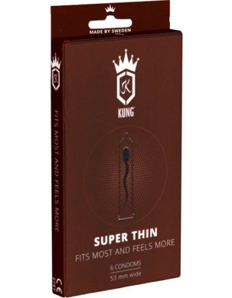 Kung Single: Super Thin, 6 super thin condoms