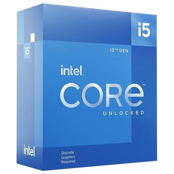 INTEL Core i5-12600KF (akár max. 4,9Ghz / 20MB / Soc1700 / no VGA) Box hűtés
nélkül