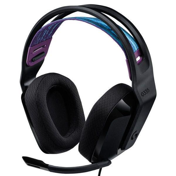 Logitech G335 - gamer fejhallgató, vezetékes 3,5mm - fekete