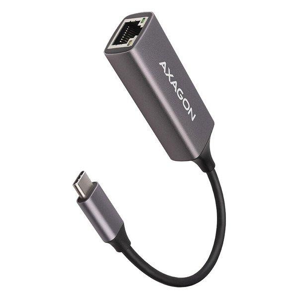 AXAGON ADE-TRC, USB-C 3.2 Gen 1 - Gigabitos hálózati kártya, automatikus
telepítés, titán szürke