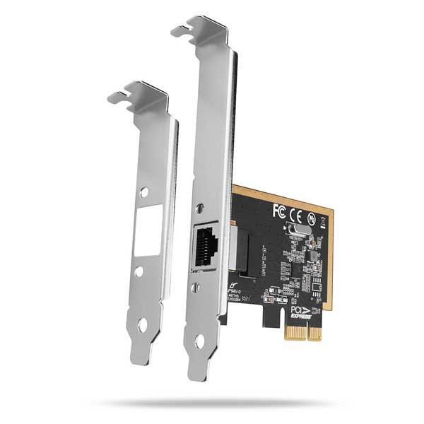 AXAGON PCEE-GRF, PCIe hálózati kártya - 1x Gigabit Ethernet port (RJ-45),
Realtek 8111F, vr. LP - PC