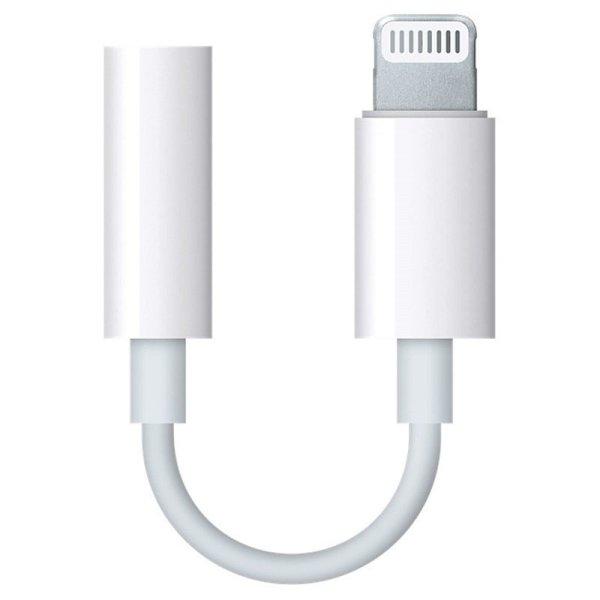 Apple Lightning - 3,5 mm-es jack gyári átalakító adapter fehér (mmx62zm/a)