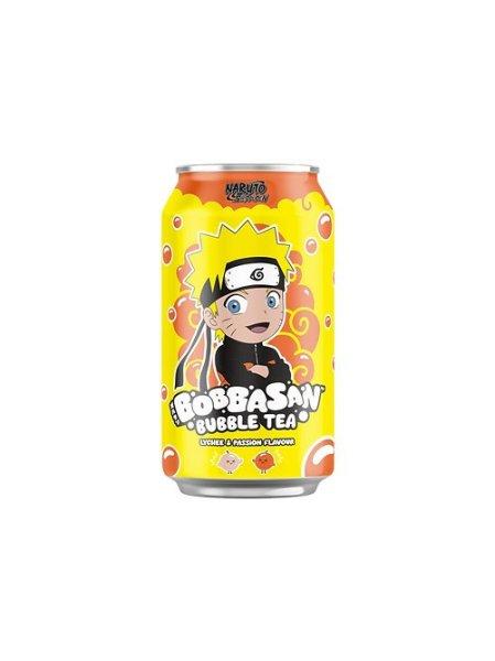 Bobbasan Naruto Bubble Tea licsi és maracuja ízű ital 320ml DRS